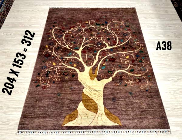 22238 ANTİK UŞAK HAYAT AĞACI HALI