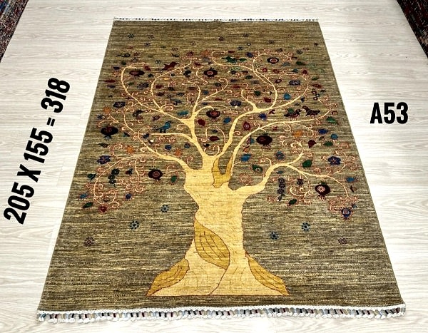 22253 ANTİK UŞAK HAYAT AĞACI HALI