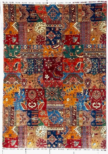9242 ANTİK ŞİRVAN PATCHWORK HALI