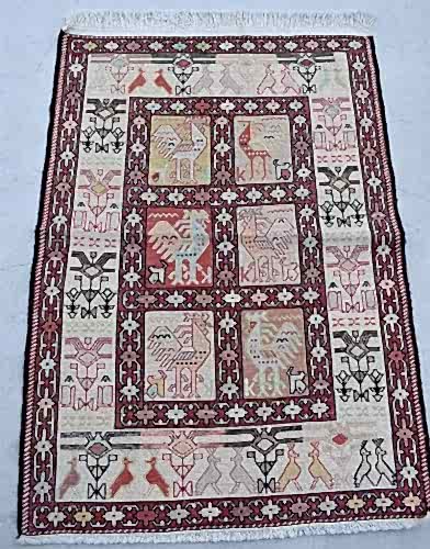 12378 İRAN SUMAK İPEK KİLİM