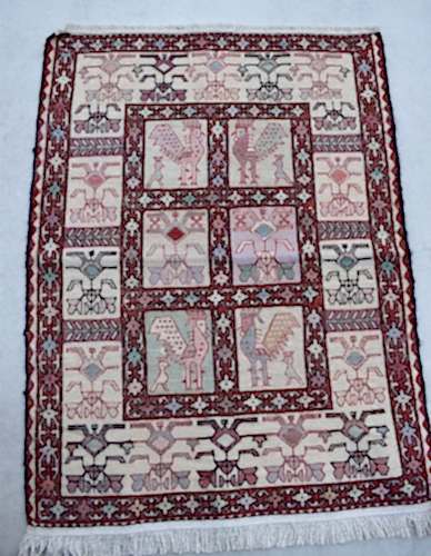 12380 İRAN SUMAK İPEK KİLİM