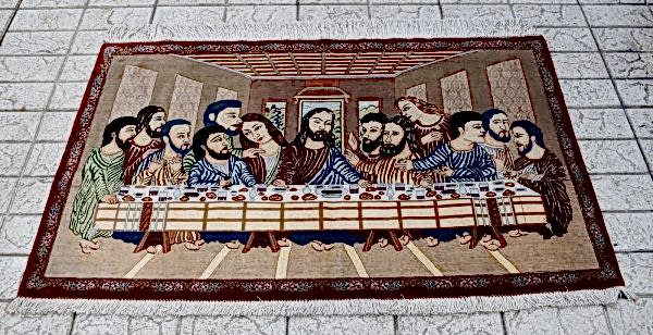 31130 İRAN KUM İPEK HALI: