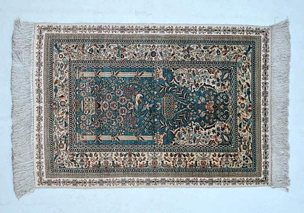 3318 İRAN KUM İPEK HALI