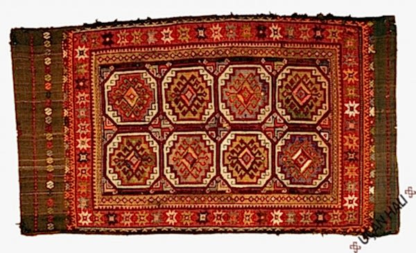 14067 ANTİKA SİVRİHİSAR KİLİM YASTIK